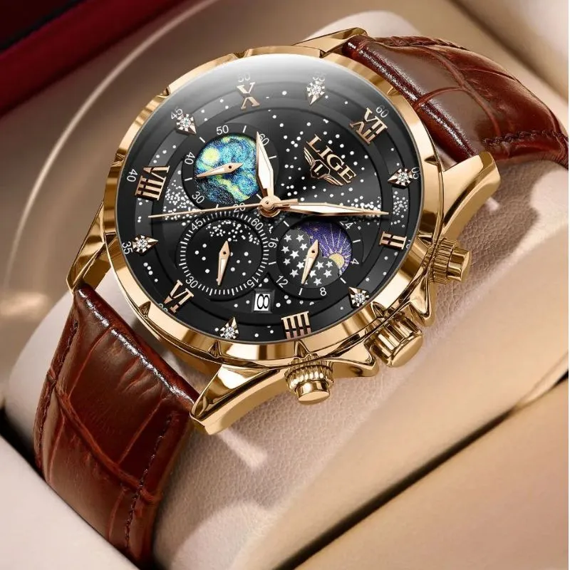 Elegant Moon Phase Watch