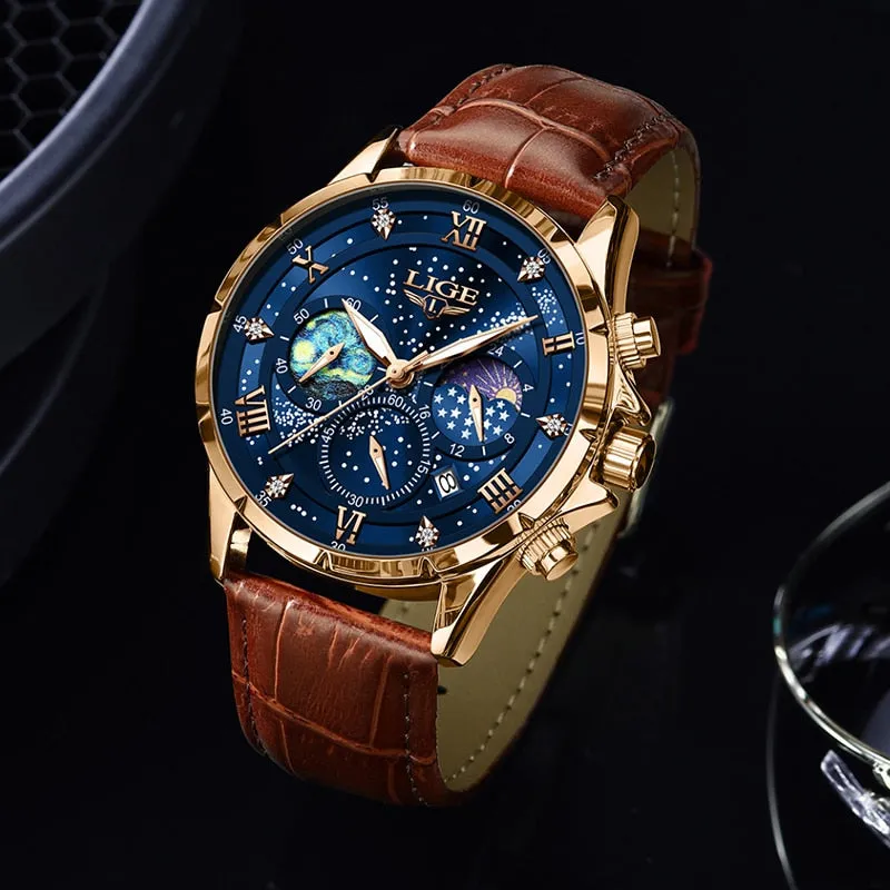 Elegant Moon Phase Watch
