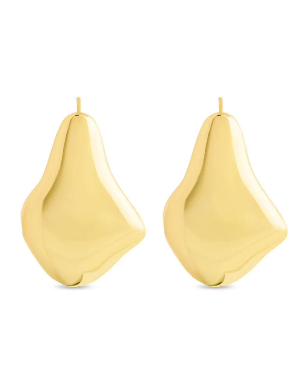 Elise Polished Micro Hoop Earrings