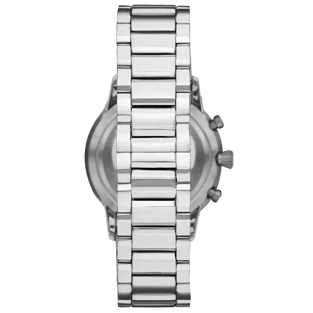 Emporio Armani Men's Giovanni Analog Black Dial Watch
