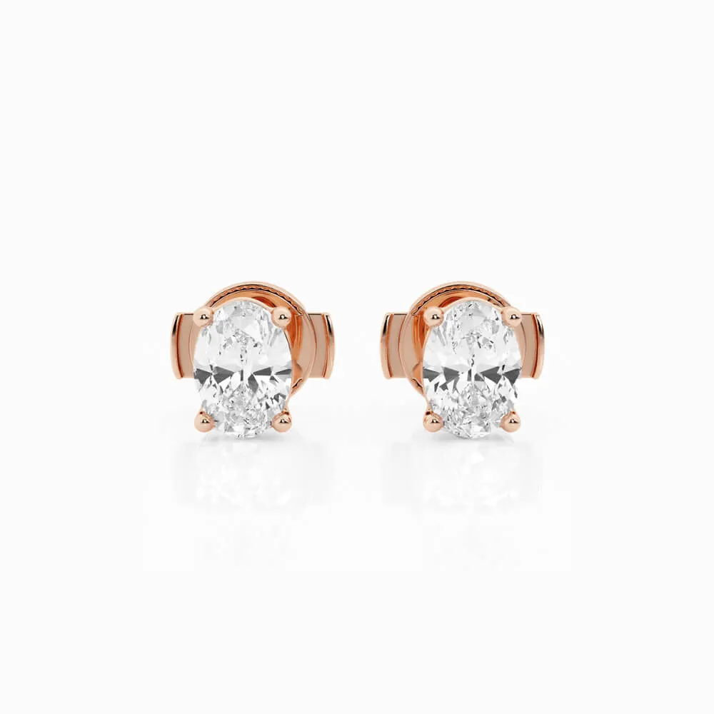 Empowering Oval Stud