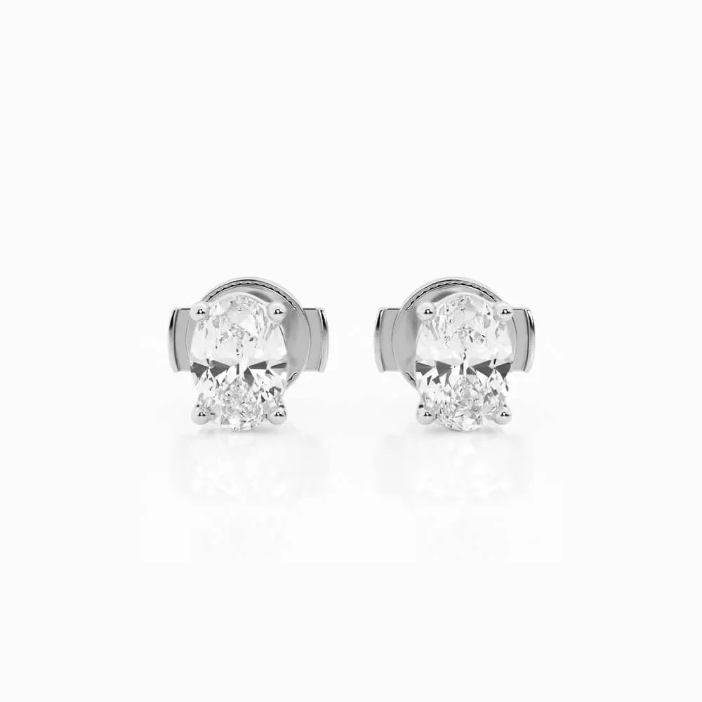 Empowering Oval Stud