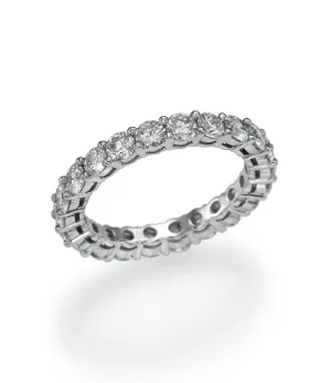 Endless - 2 Carats Round Eternity Ring - Lab Growing Diamonds