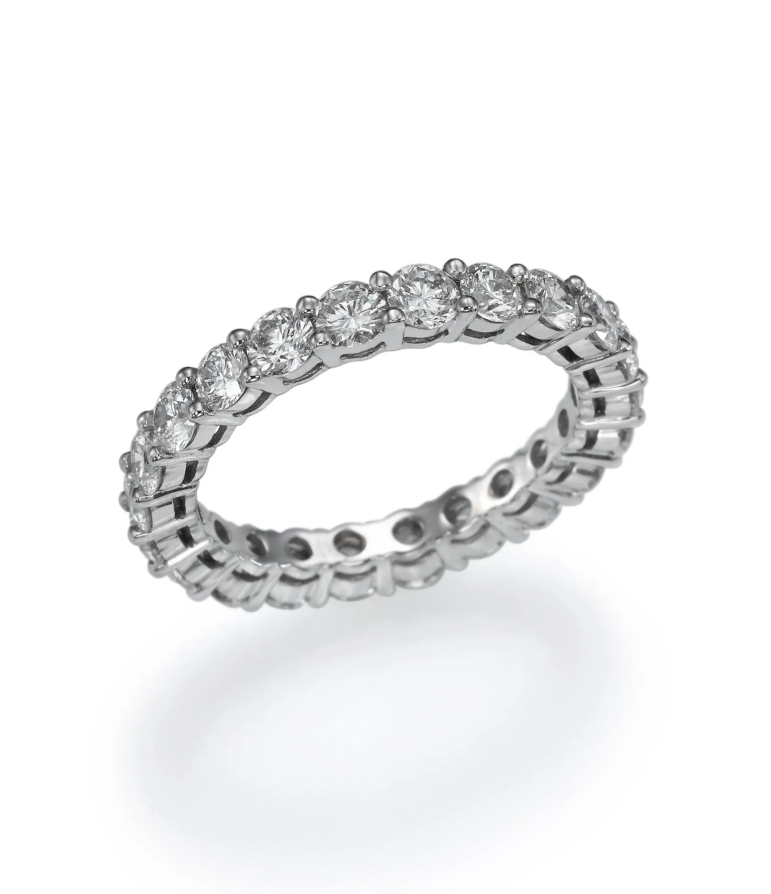 Endless - 2 Carats Round Eternity Ring - Lab Growing Diamonds