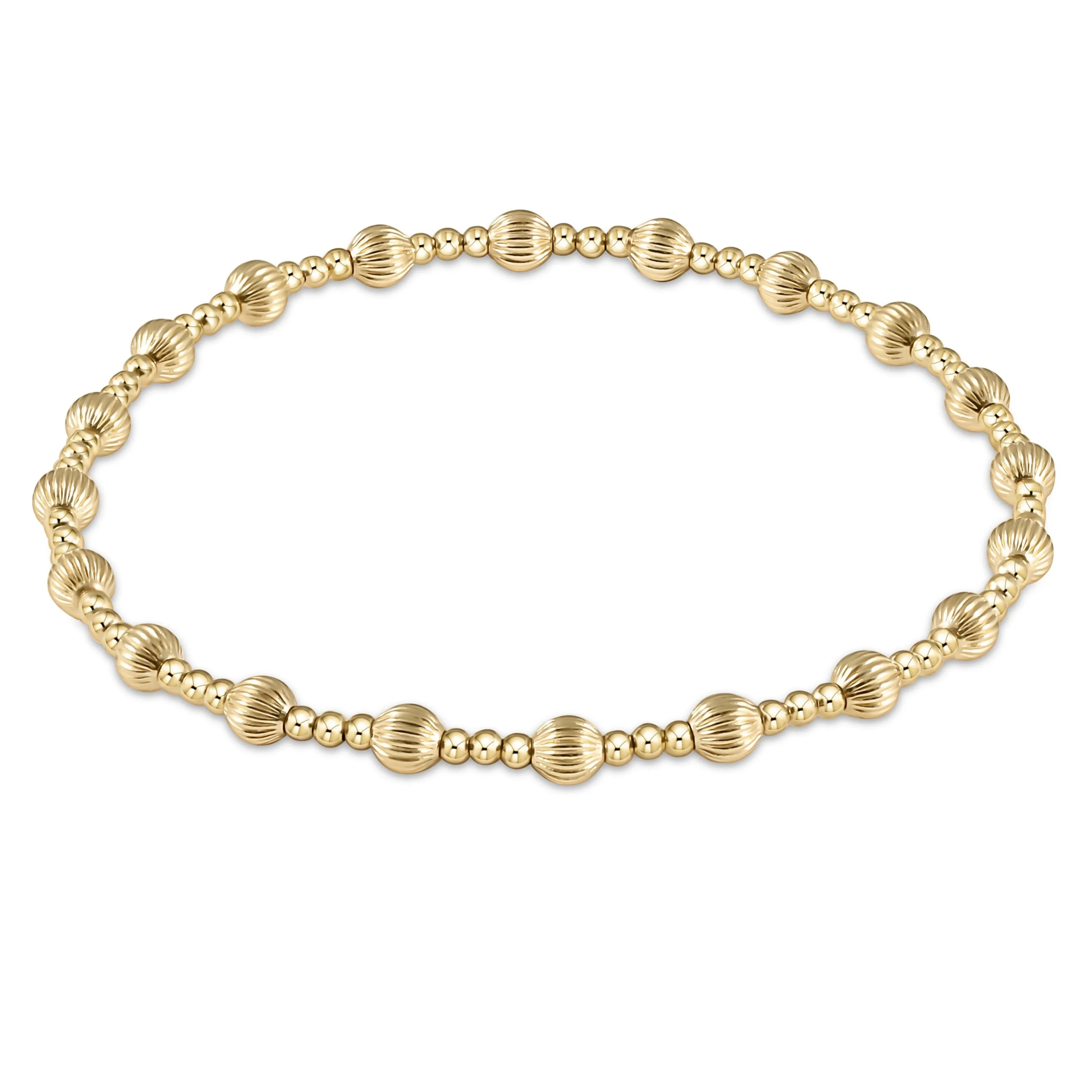 ENewton Dignity Sincerity Pattern 4mm Bead Bracelet