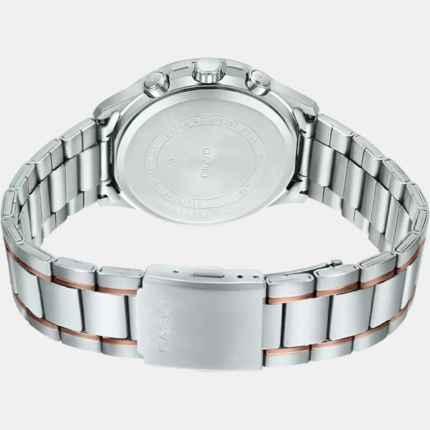 Enticer Men's Stainless Steel Chronograph Watch A1658 - MTP-1375HRG-1AVIF