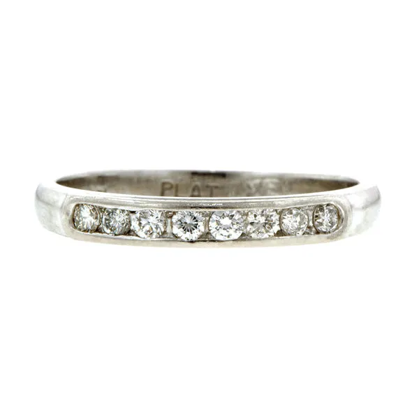 Estate Diamond Wedding Band