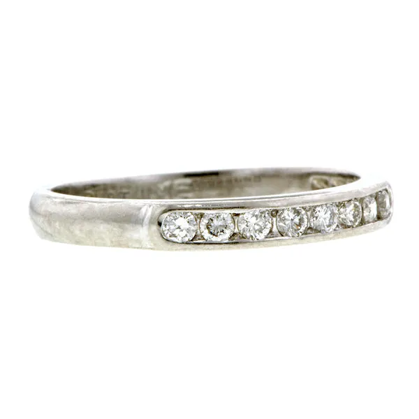 Estate Diamond Wedding Band