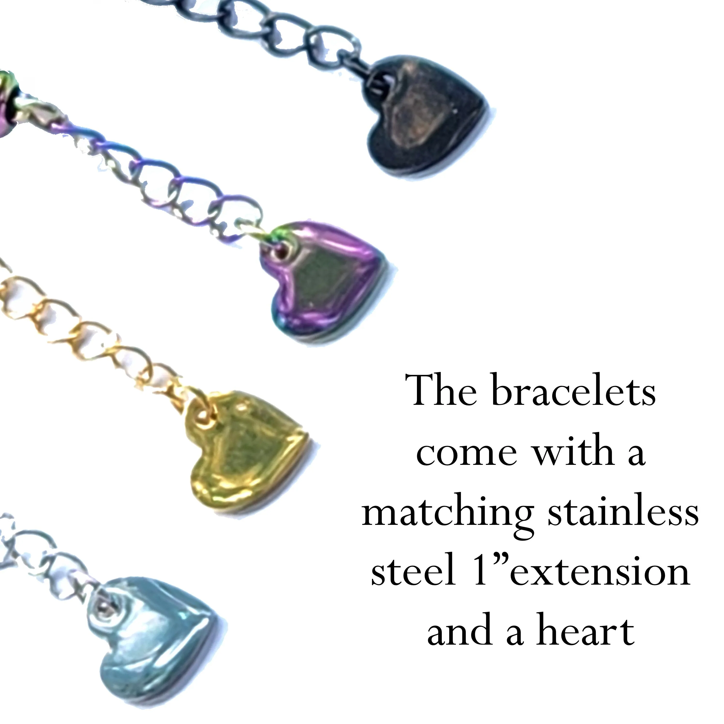 Eternal Cremation Bracelet With Glass Beads in Sky Blue