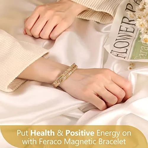 Fashionable Braided Copper Bracelet for Women