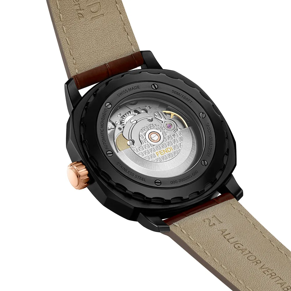 Fendi Timepieces, Selleria Automatic, 42 mm