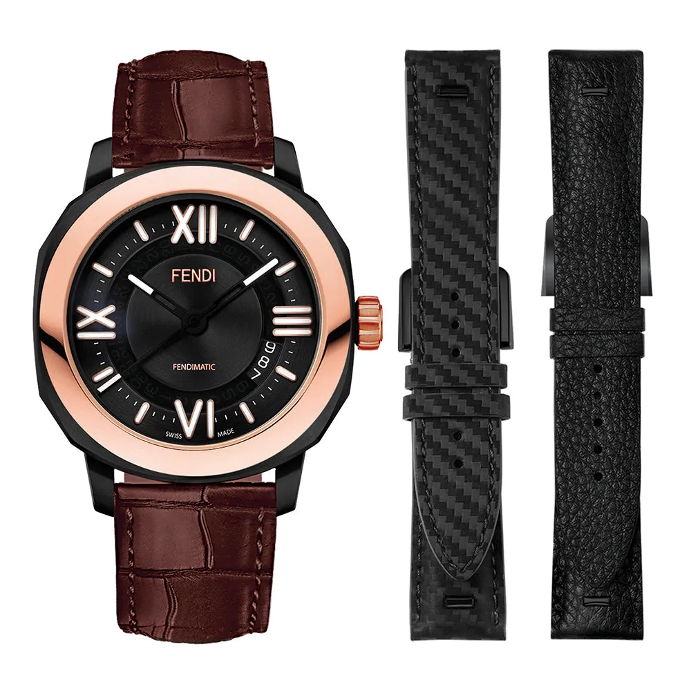 Fendi Timepieces, Selleria Automatic, 42 mm