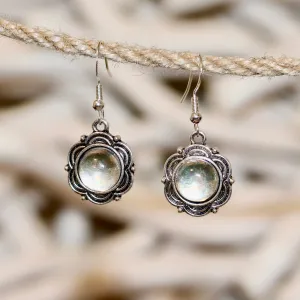 Floral Elegance Faux Pearl Earrings – Timeless Charm