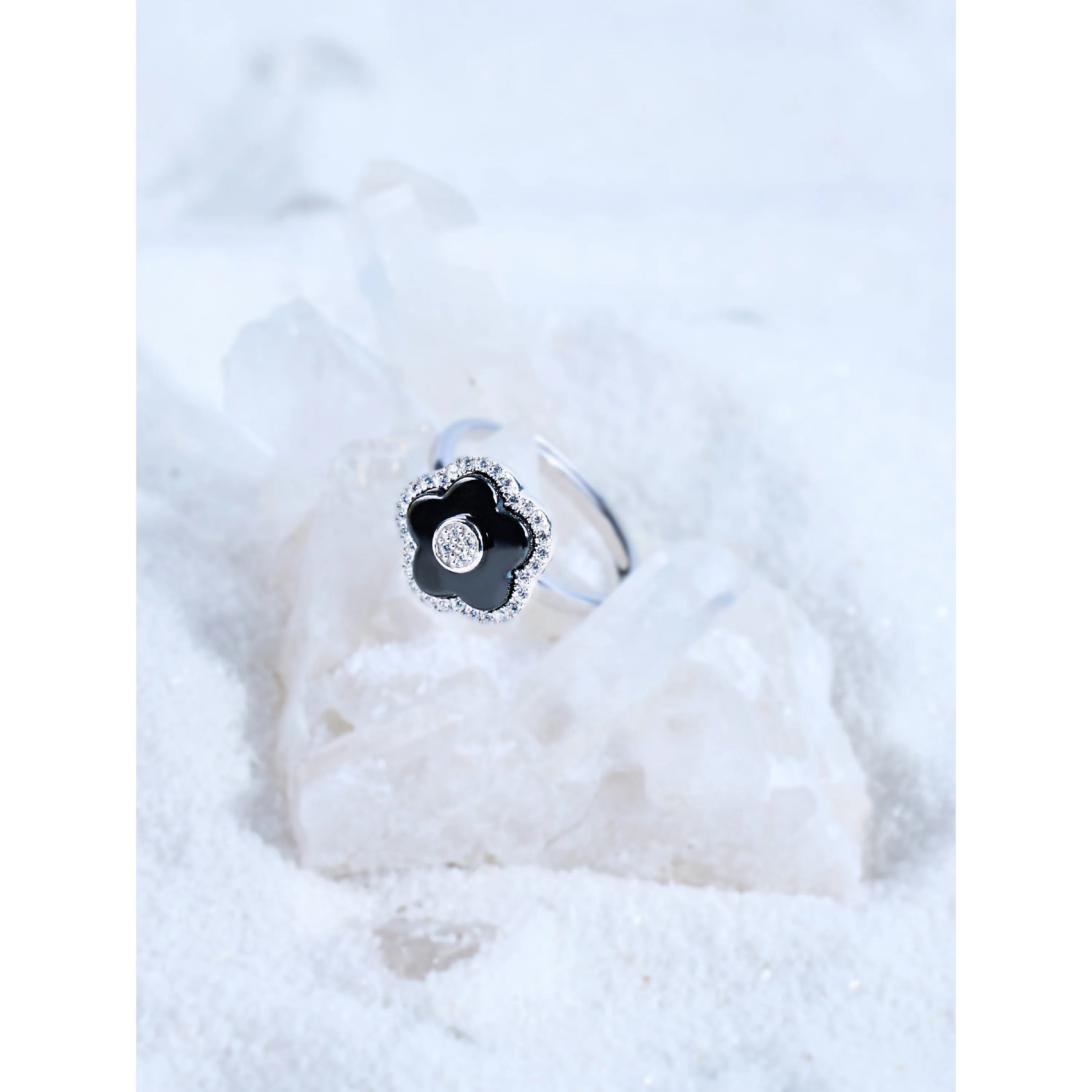 Flower Ceramic Ring
