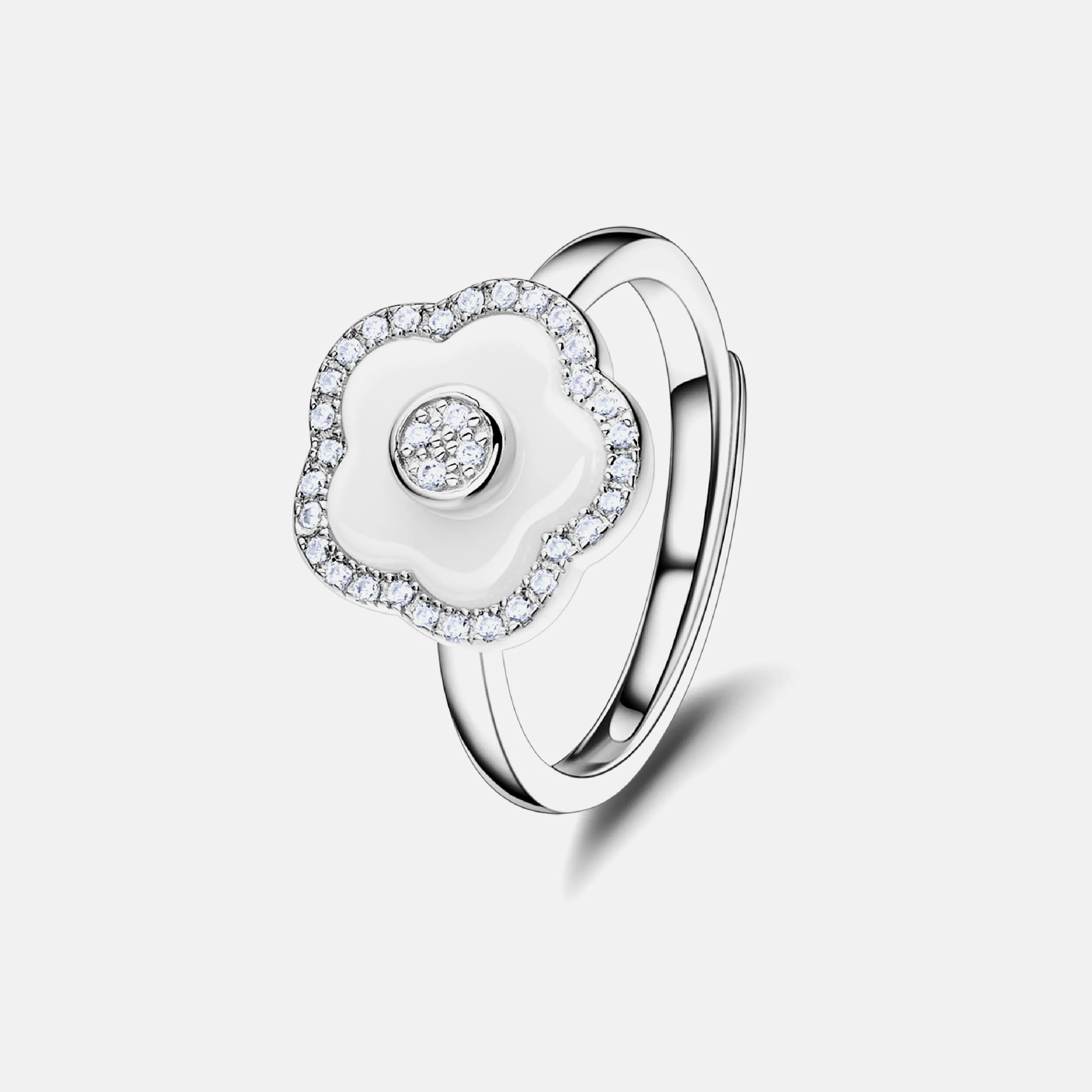 Flower Ceramic Ring