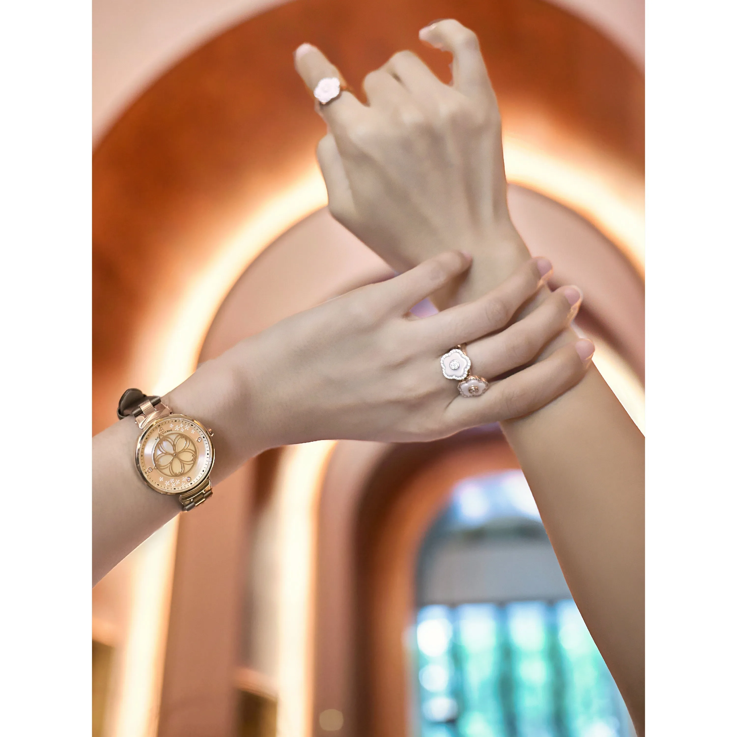 Flower Ceramic Ring