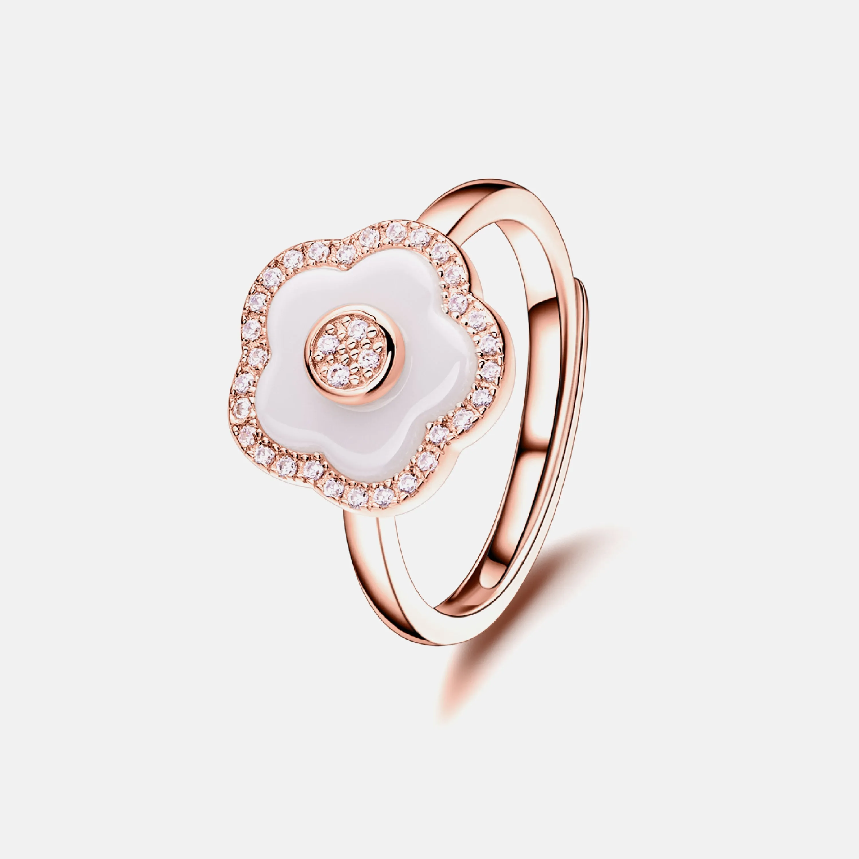 Flower Ceramic Ring