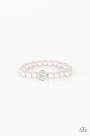 Follow My Lead - Silver (Pearl) Bracelet