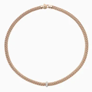 Fope Vendôme Rose Gold Necklace with Diamonds