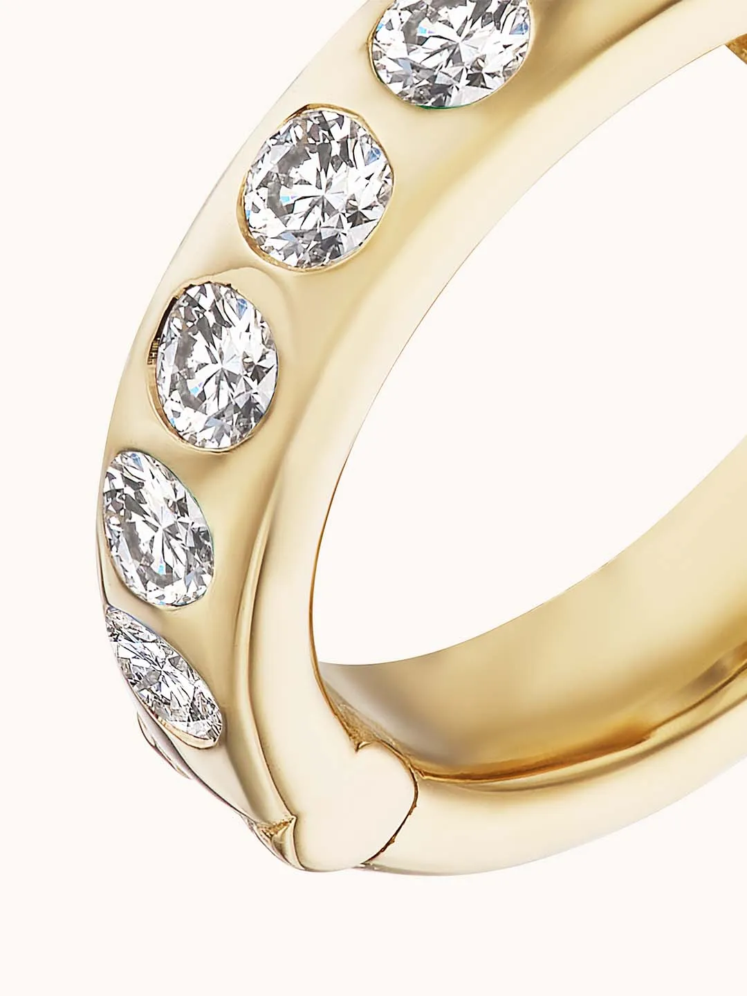 Gemma Hoop Diamond