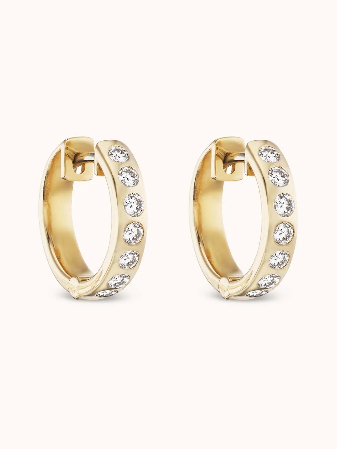 Gemma Hoop Diamond