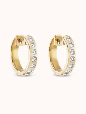 Gemma Hoop Diamond
