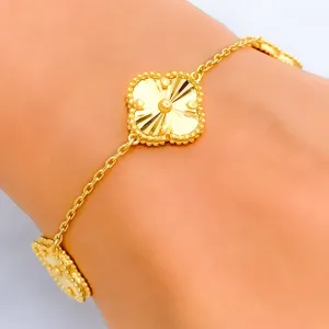 Glam Dressy 21k Gold Bracelet