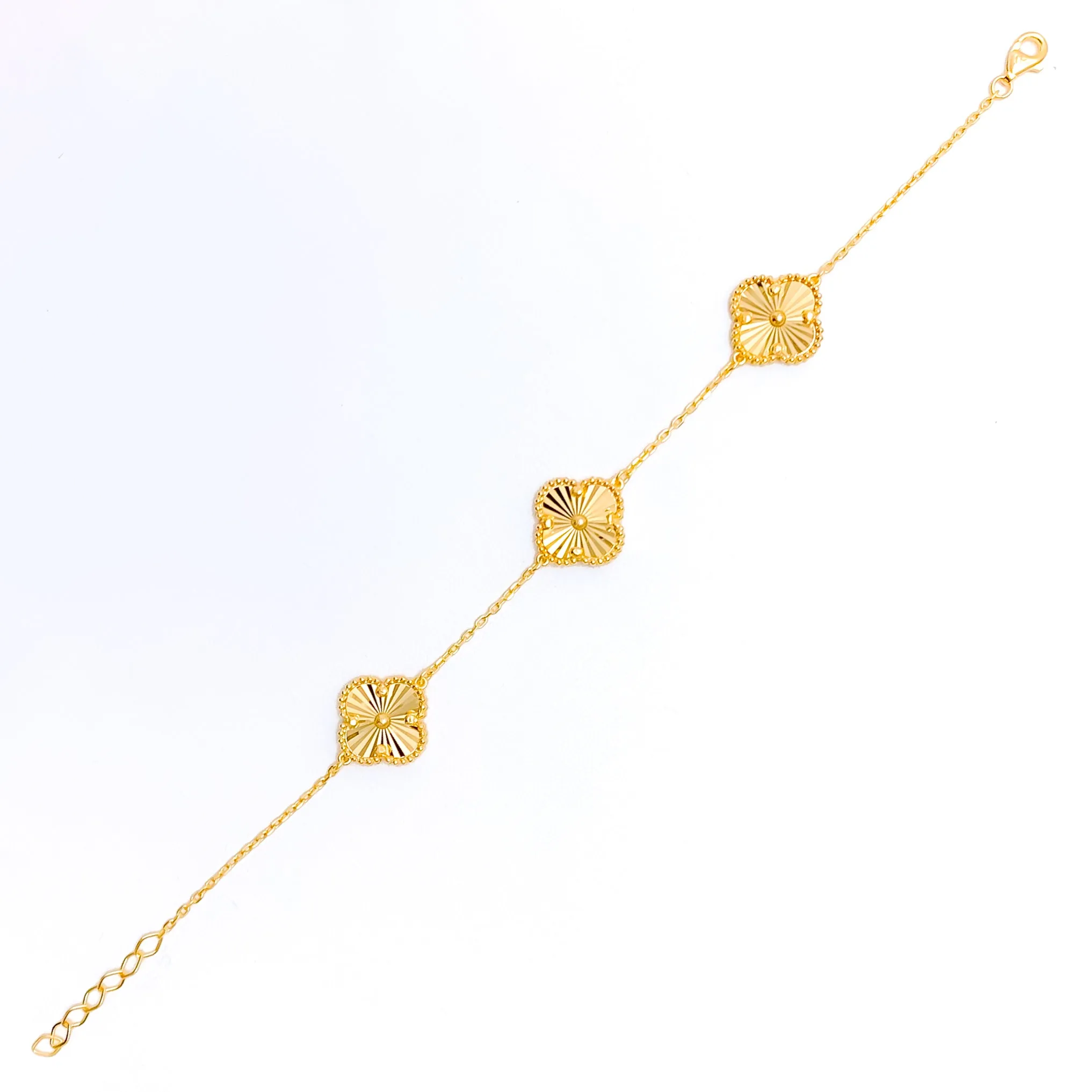 Glam Dressy 21k Gold Bracelet