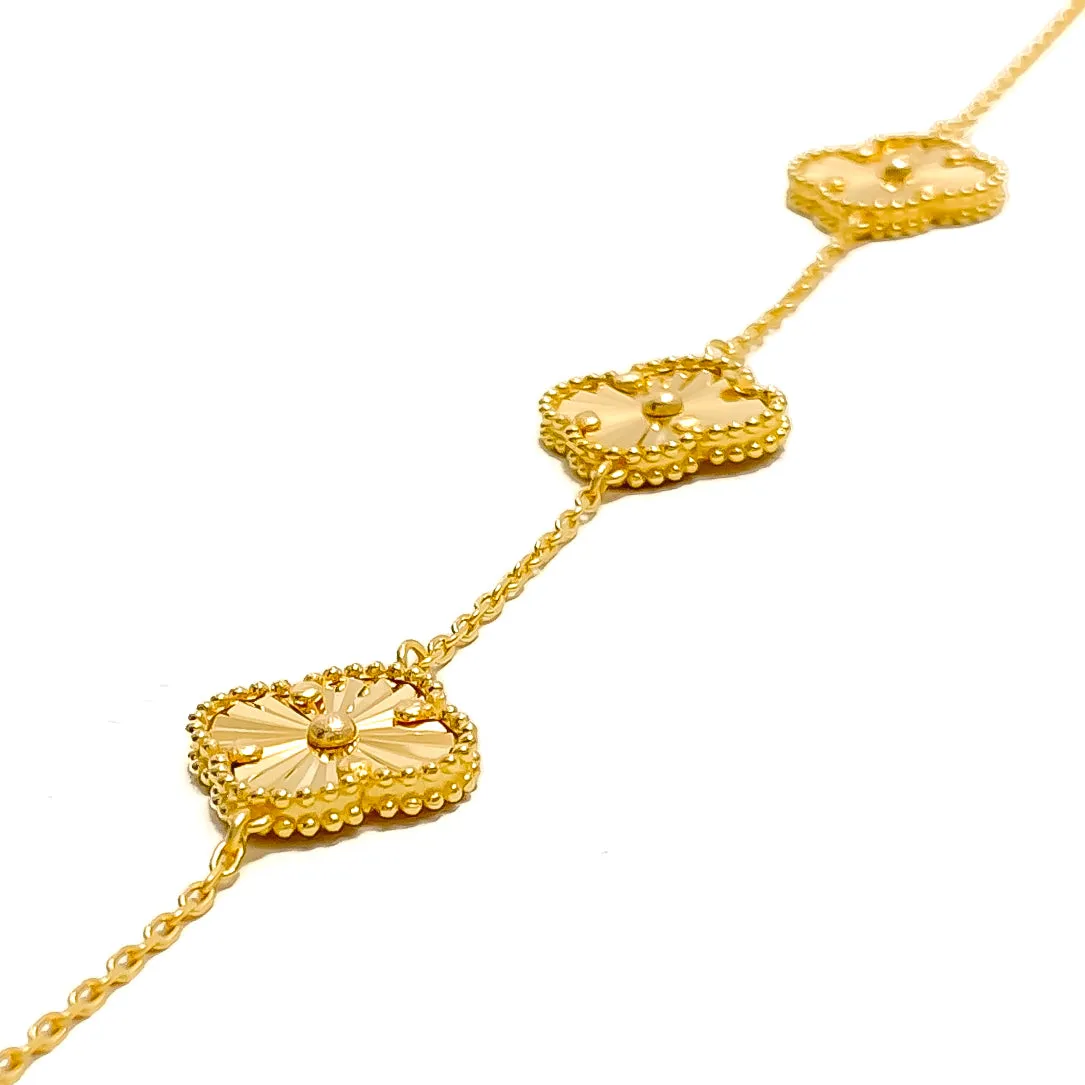 Glam Dressy 21k Gold Bracelet