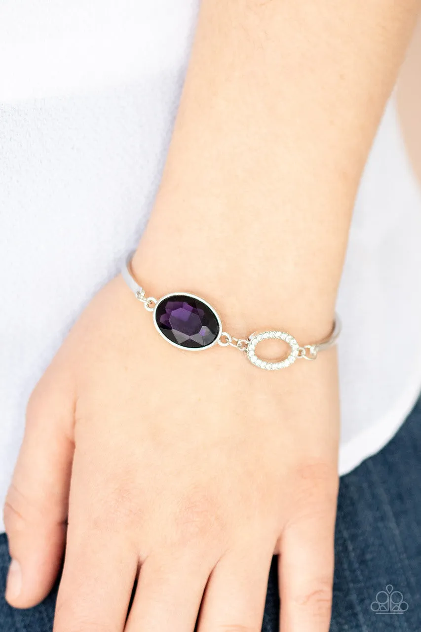 Glamorous Glow Purple Paparazzi Bracelet