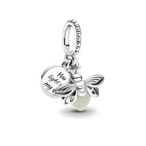 Glow-in-the-dark Firefly Dangle Charm