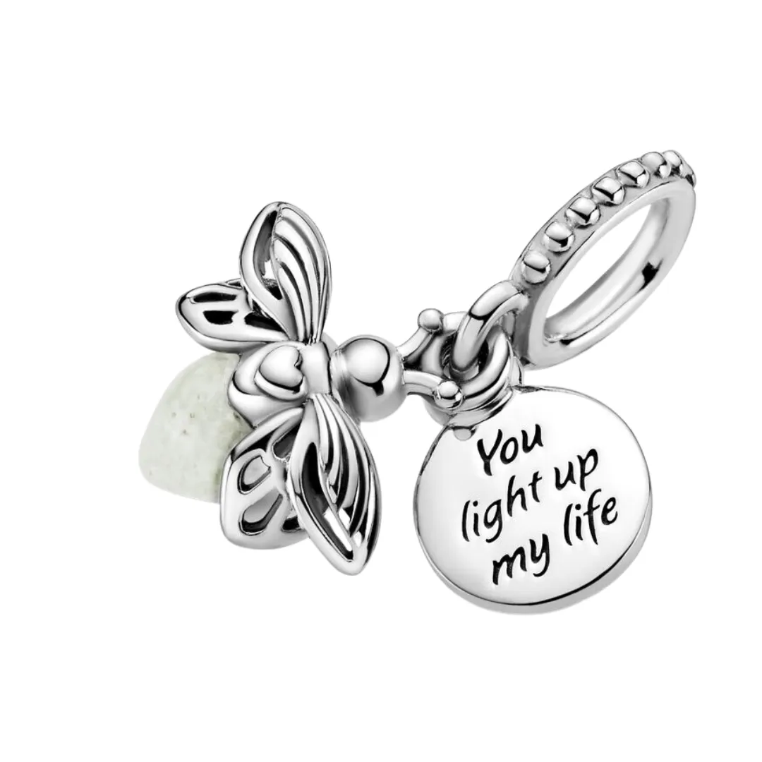Glow-in-the-dark Firefly Dangle Charm