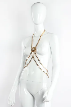 Gold Disc Body Chain Harness