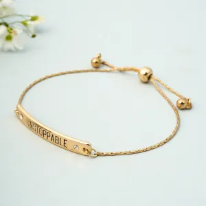 Gold Unstoppable Chain Bracelet