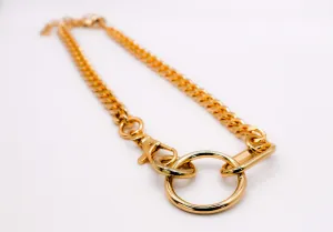 Golden Chain Cascade Necklace