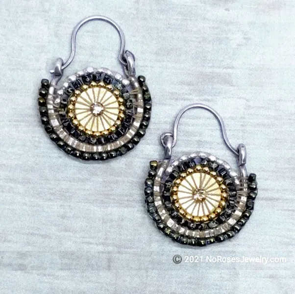 Golden Dama Hoop Earrings