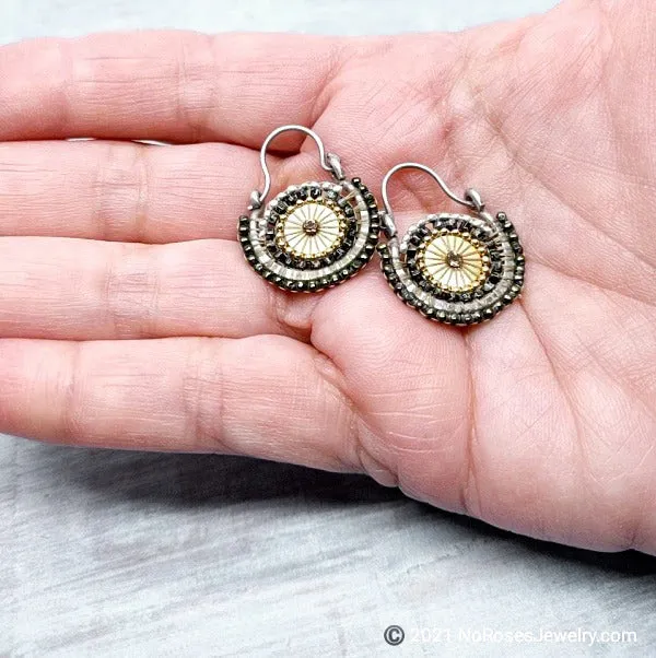 Golden Dama Hoop Earrings