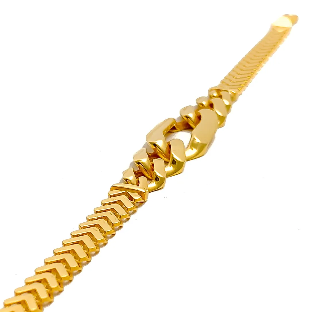 Golden Elegant 22k Gold Bracelet