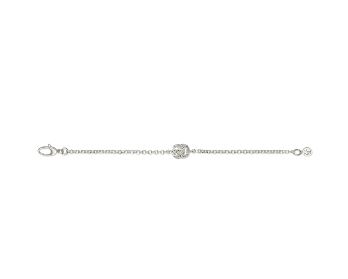 Gucci Silver Marmont GG Bracelet 7"