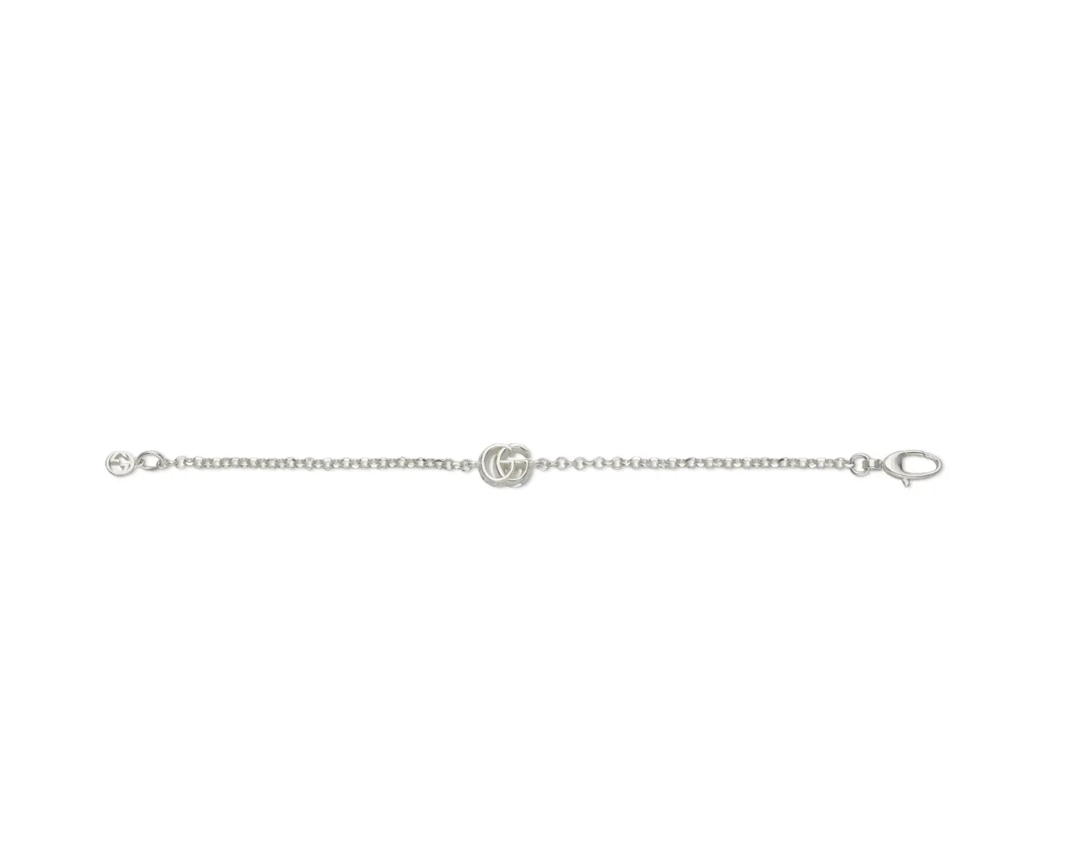Gucci Silver Marmont GG Bracelet 7"