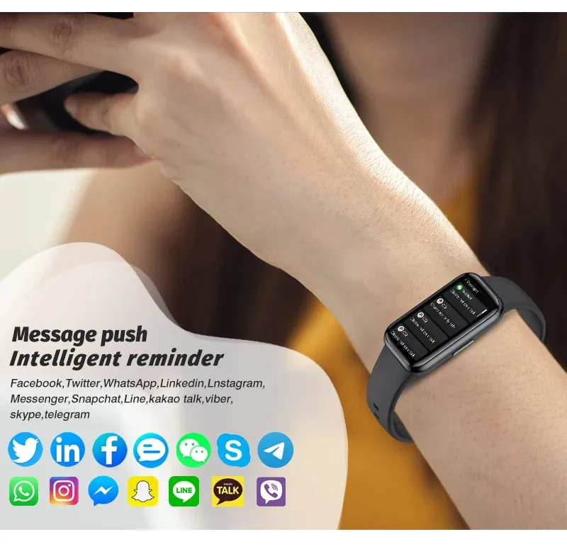 H98 1.47" LCD Smart Fitness Silicone Band