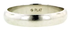 Half Round Wedding Band