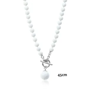 Handknotted White