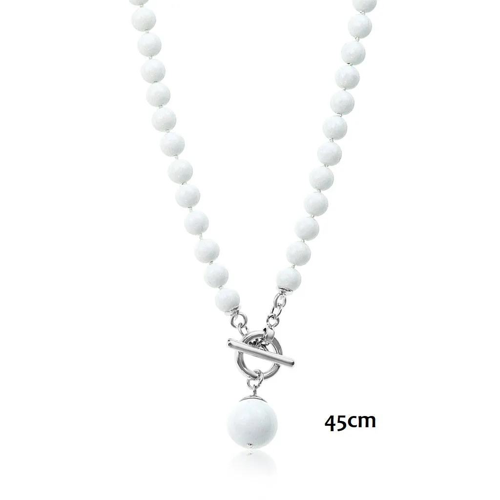 Handknotted White