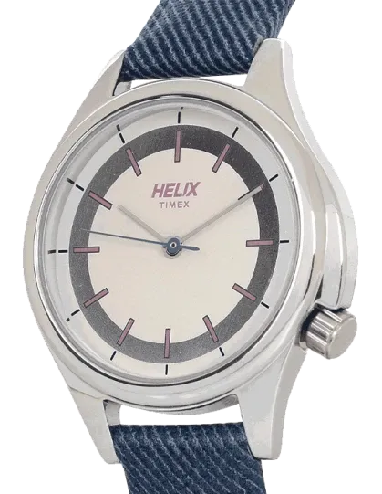 Helix Analog Silver Dial