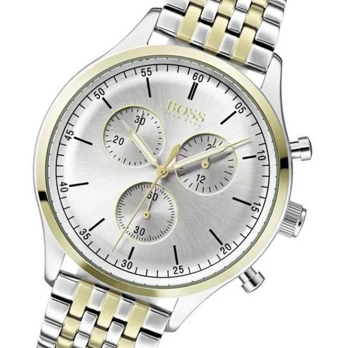 Hugo Boss Classic Companion Silver Dial Men's Watch 1513654
