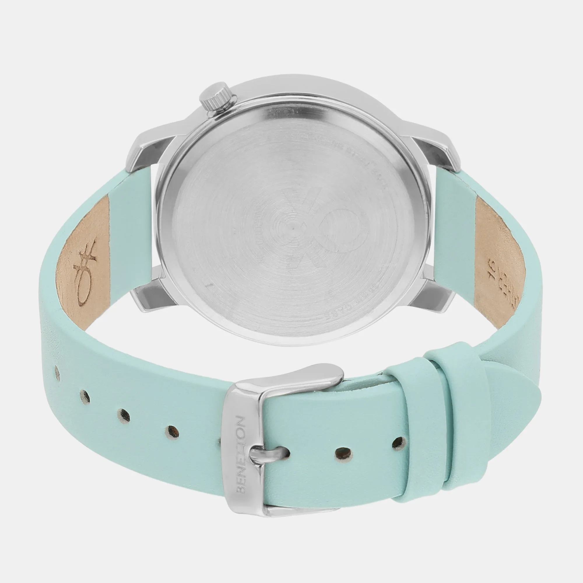 Iconic Blue Women's 3 Hands Analog Leather Watch UWUCL0704