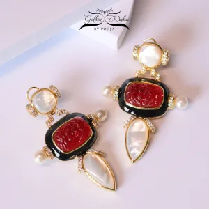 IMPERIAL MOP EARRINGS