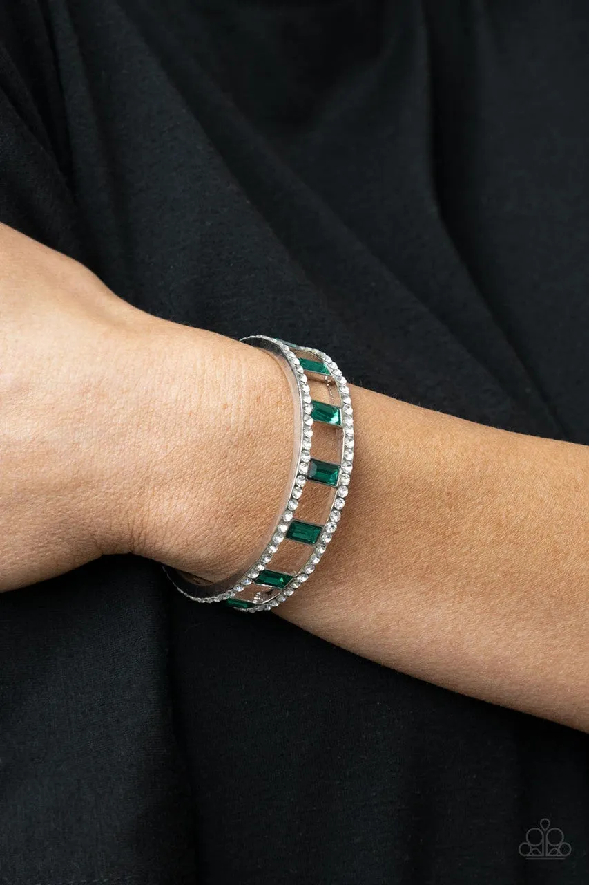 Industrial Icing Green Paparazzi Bracelet