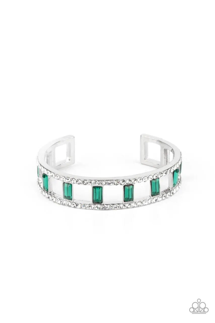 Industrial Icing Green Paparazzi Bracelet